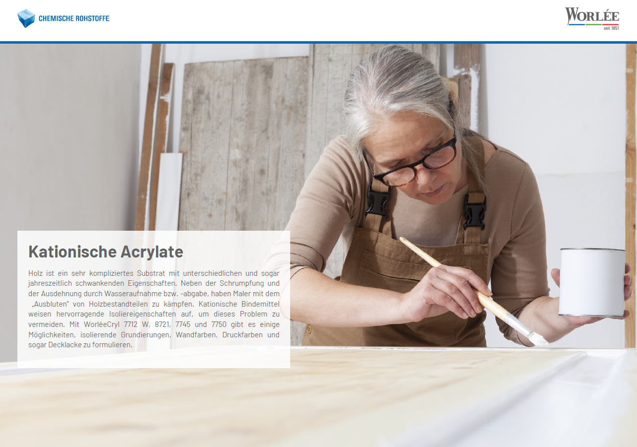 Kationische Acrylate Flyer