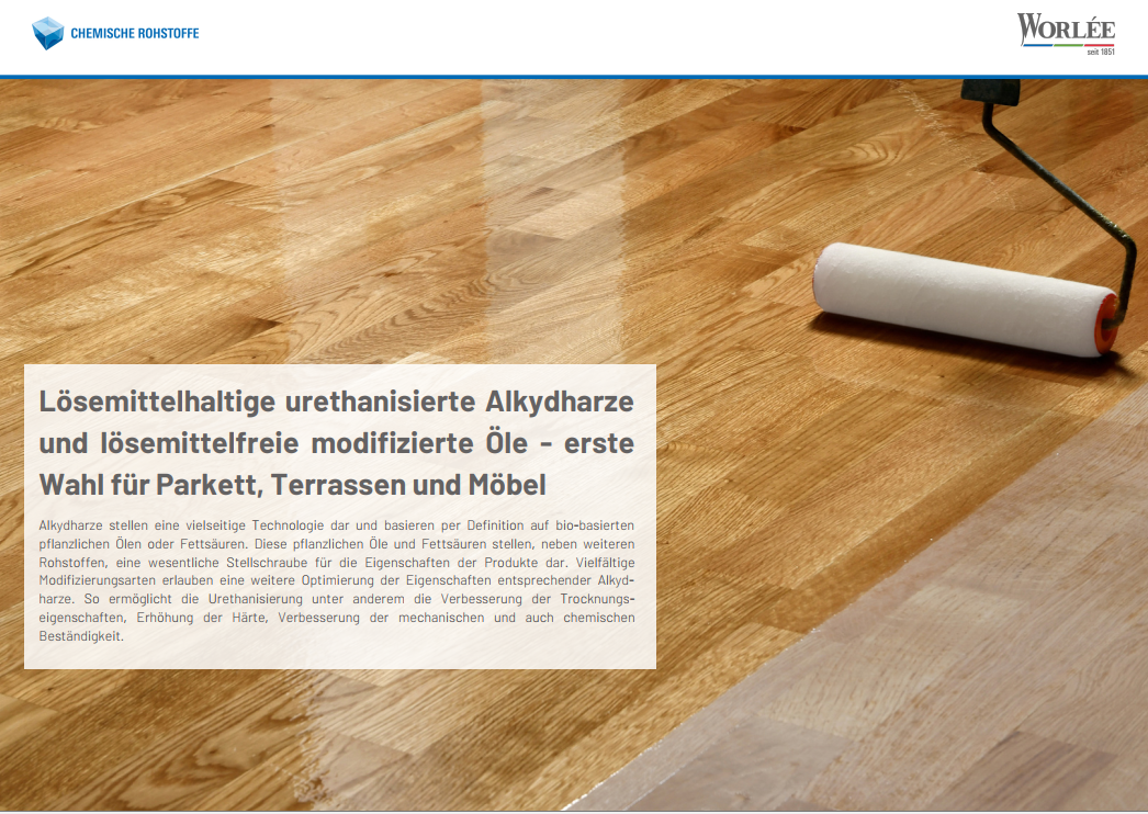 Urethanisierte Alkydharze Flyer